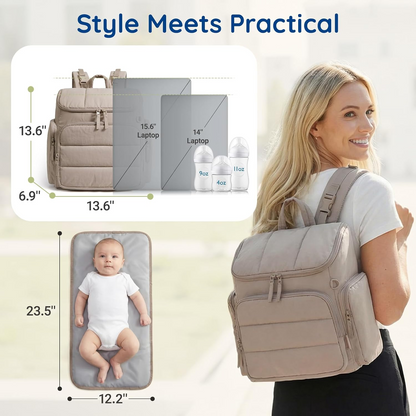 Nurtio™ - Hands-Free Organized Diaper Storage