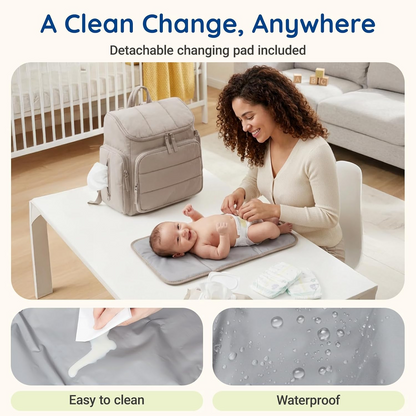 Nurtio™ - Hands-Free Organized Diaper Storage