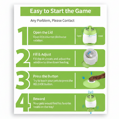 Barkle™ - Interactive Treat Training Station for Dogs