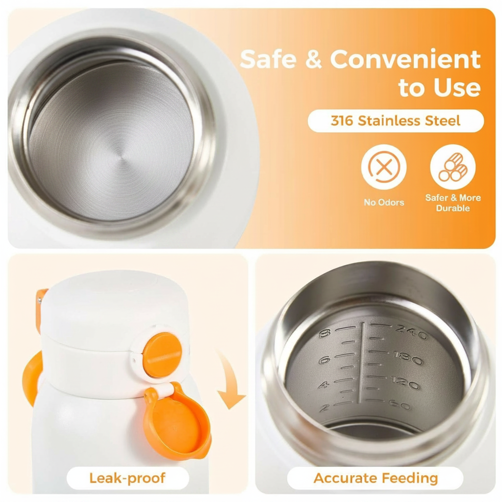 Velora™ - On-the-Go Bottle Warming for Drives