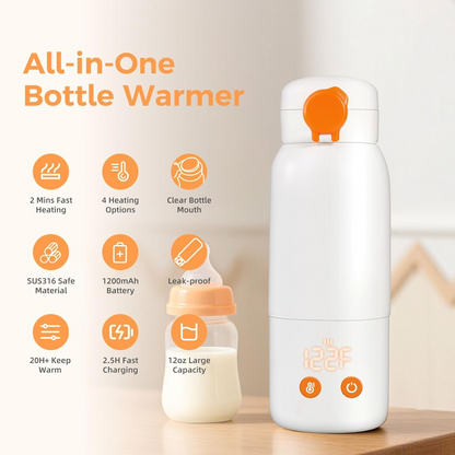 Velora™ - On-the-Go Bottle Warming for Drives