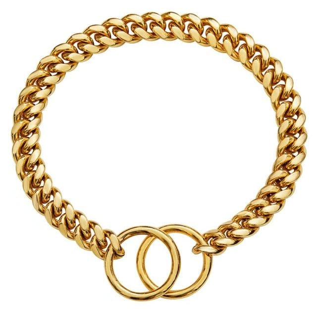 Kovair™ - Slip-On Solid Chain Collar For Strong Dogs