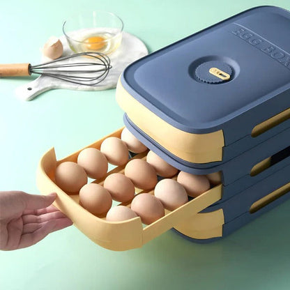 Ovella™ - Stackable 12-Egg Storage with Date Dial