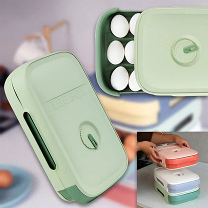 Ovella™ - Stackable 12-Egg Storage with Date Dial