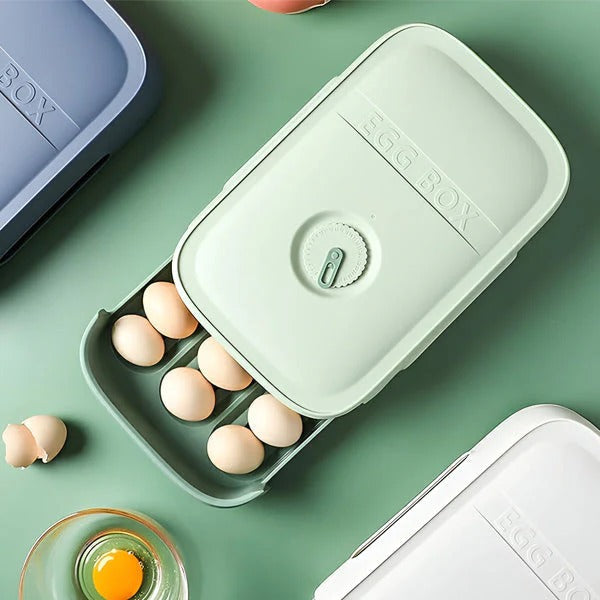 Ovella™ - Stackable 12-Egg Storage with Date Dial