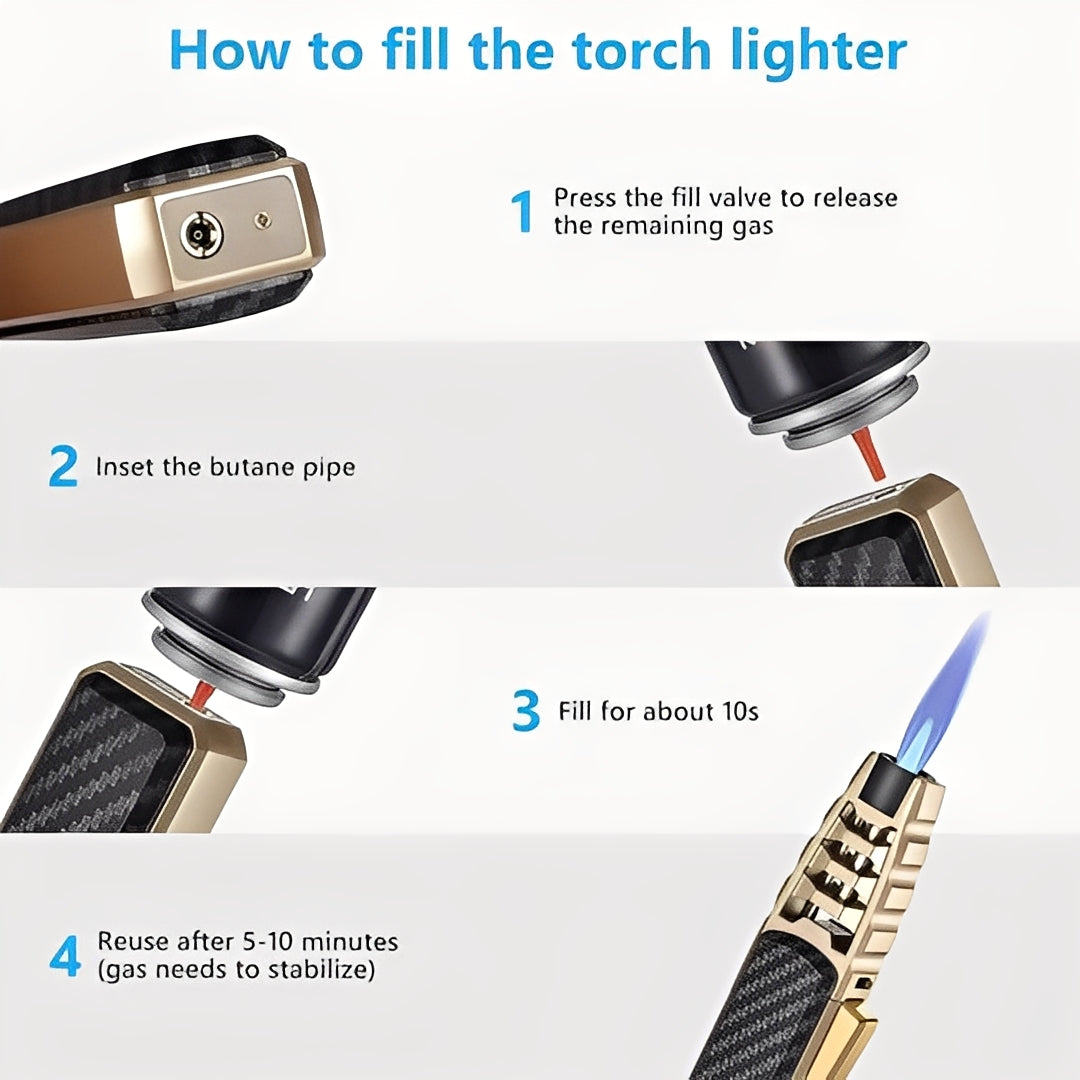 Embero™ - Windproof Blue-Flame Torch for Everyday Use
