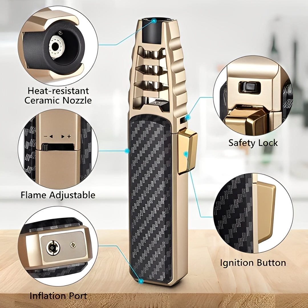 Embero™ - Windproof Blue-Flame Torch for Everyday Use