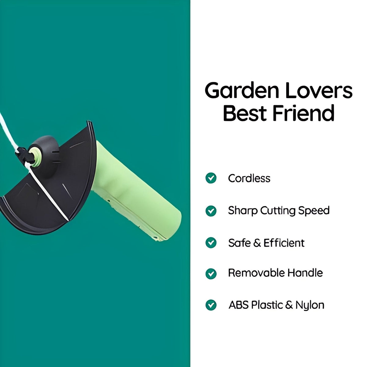 Verdan™ - Compact Cordless Trimmer for Precise Edging