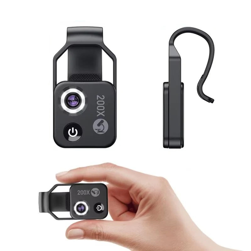 Lensa™ - Pocket Phone Microscope for Field Use