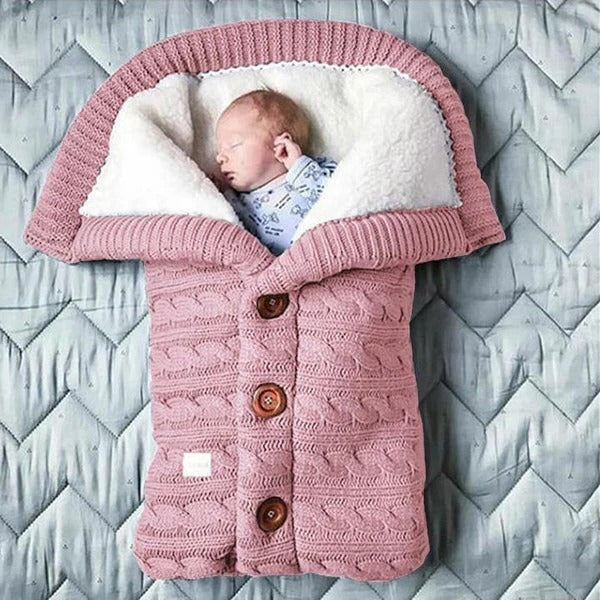 Nuvia™ - Gentle Swedish Fleece Swaddle for Newborn Comfort