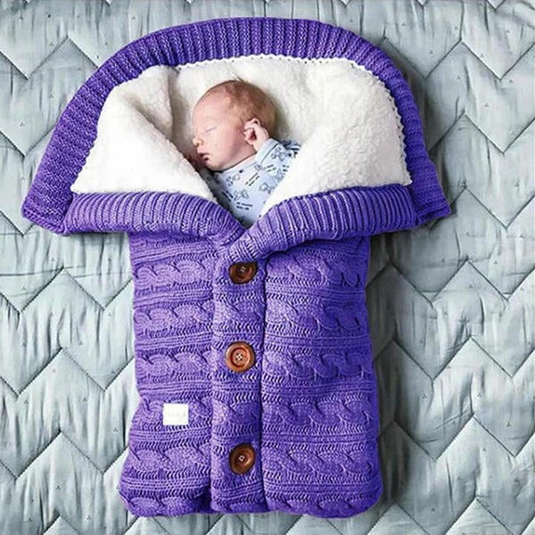 Nuvia™ - Gentle Swedish Fleece Swaddle for Newborn Comfort