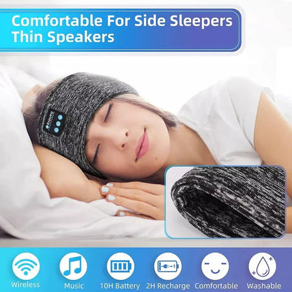 Somnex™ - Comfortable Wireless Headband For Restful Sleep