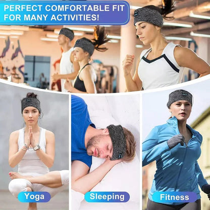 Somnex™ - Comfortable Wireless Headband For Restful Sleep