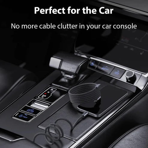 Magnea™ - Self-Coiling Cable for Neat, Hassle-Free Charging