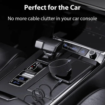 Magnea™ - Self-Coiling Cable for Neat, Hassle-Free Charging