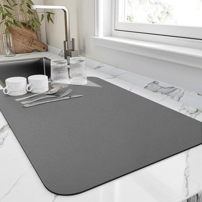 Aquare™ - Fast-Absorbing Counter Protector for Wet Dishes