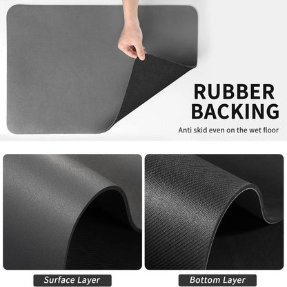 Aquare™ - Fast-Absorbing Counter Protector for Wet Dishes