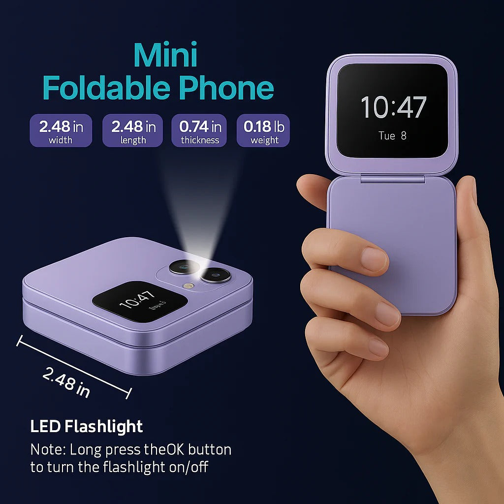 Clarion™ - Easy-Read Flip Phone for Simple Calls