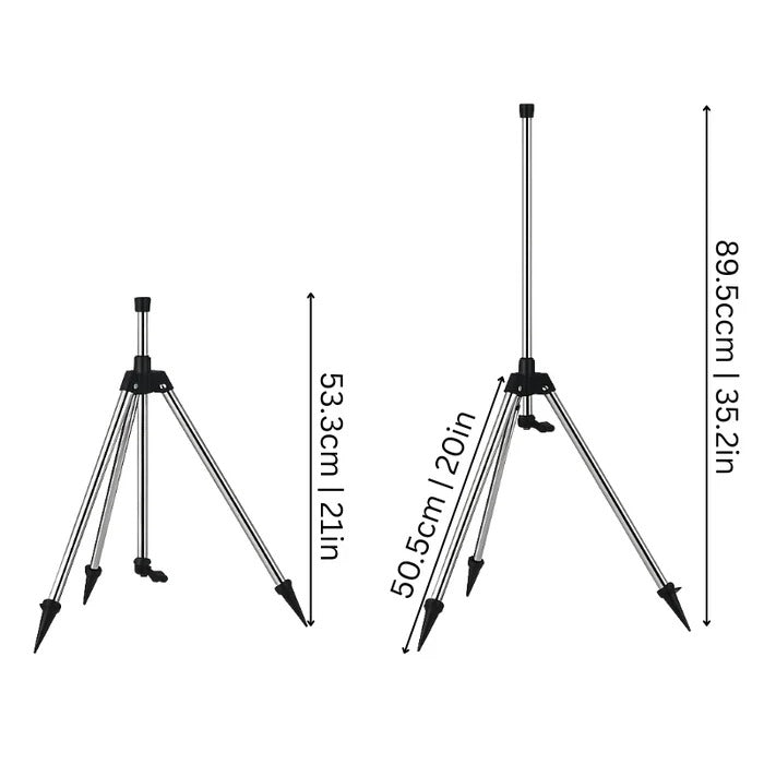 Aqualo™ - 360° Rotating Tripod Sprinkler for Even Lawns