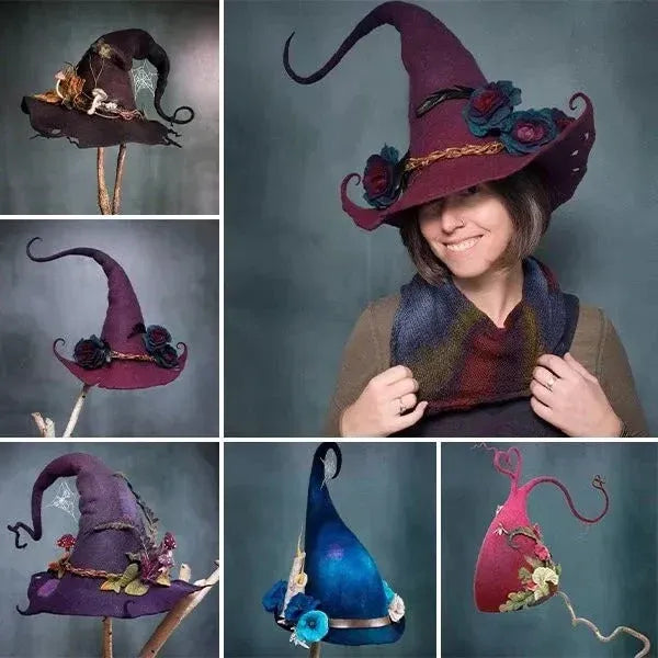 Noctra™ - Classic Pointed Hat for Halloween Parties
