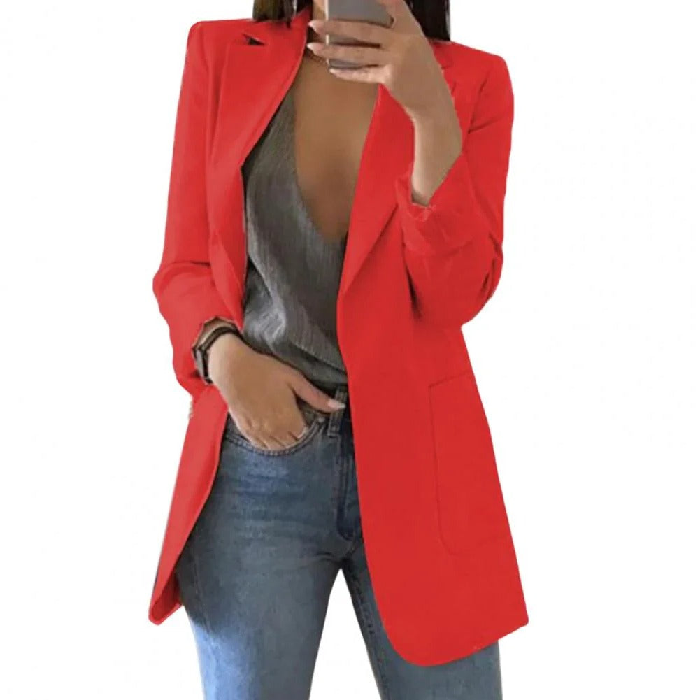 Vellor™ - Tailored Longline Blazer For Day-To-Night Wear