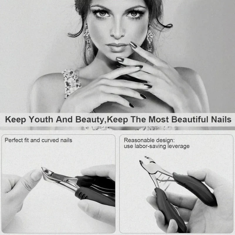 Aldera™ - Curved Clipper For Controlled Thick Nail Trimming
