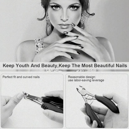 Aldera™ - Curved Clipper For Controlled Thick Nail Trimming