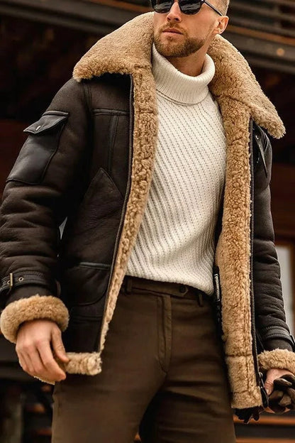 Vellor™ - Hand-Stitched Sheepskin Jacket For Everyday Warmth