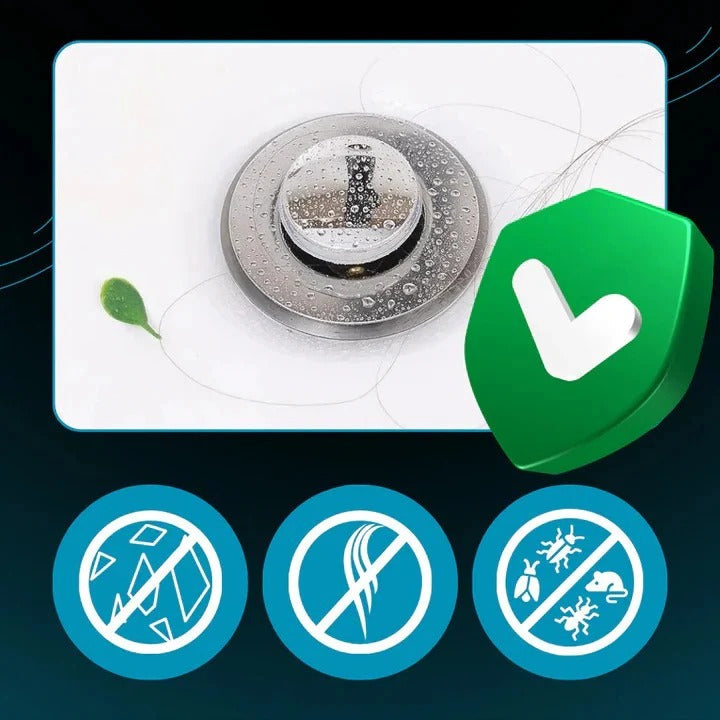 Nordra™ - Airtight Drain Shield For Odor-Free Sinks
