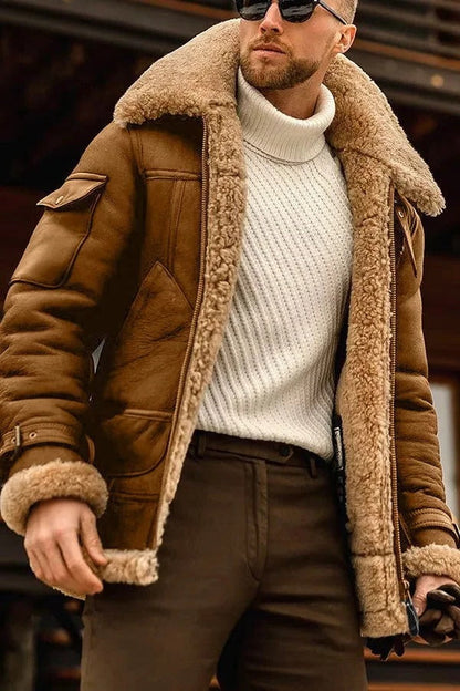 Vellor™ - Hand-Stitched Sheepskin Jacket For Everyday Warmth