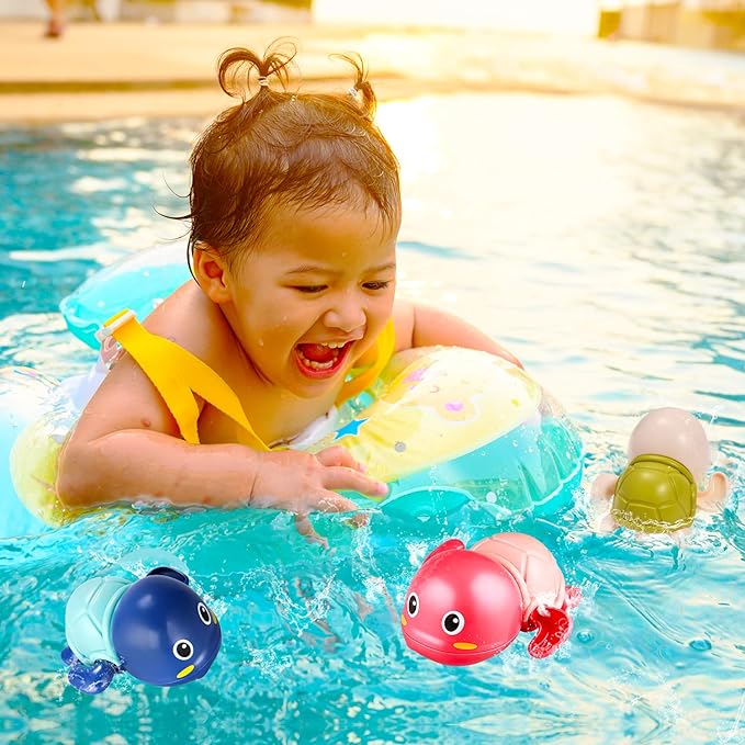 Aqualo™ - Gentle Wind-Up Swim Toy for Toddlers