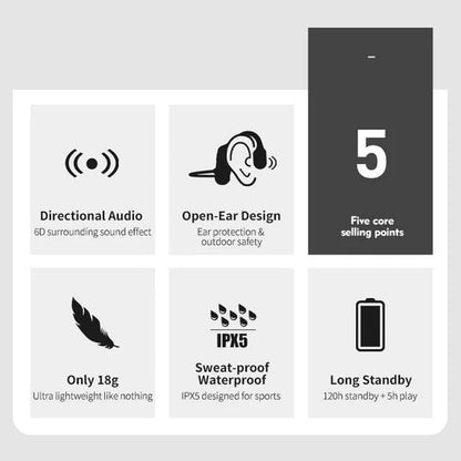 Aurex™ - Open-Ear Audio for Active Everyday Use