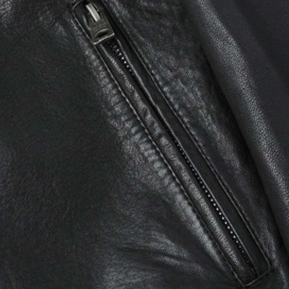 Vellor™ - Timeless Faux-Leather Jacket for Layered Looks