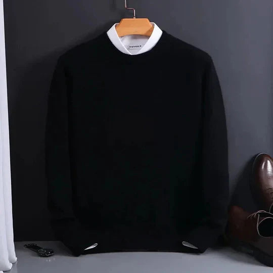 Vellor™ - Cashmere-Effect Crewneck for Lightweight Layering