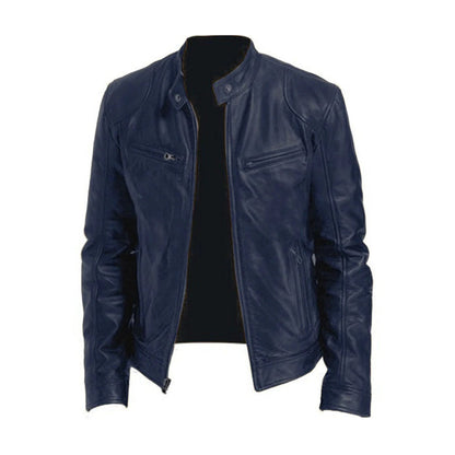 Vellor™ - Timeless Faux-Leather Jacket for Layered Looks