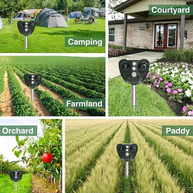 Aviro™ - Quiet Ultrasonic Bird Control for Gardens