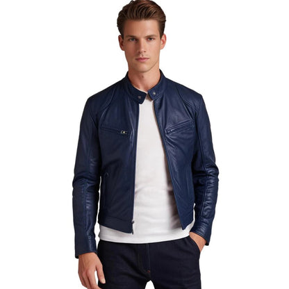 Vellor™ - Timeless Faux-Leather Jacket for Layered Looks