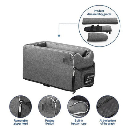 ArmoPet™ - Secure Armrest Seat for Calm Car Travel