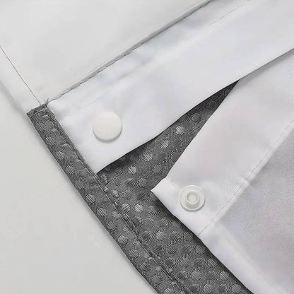 Nuvell™ - Hookless Shower Curtain With Integrated Liner And Light-Filtering Mesh