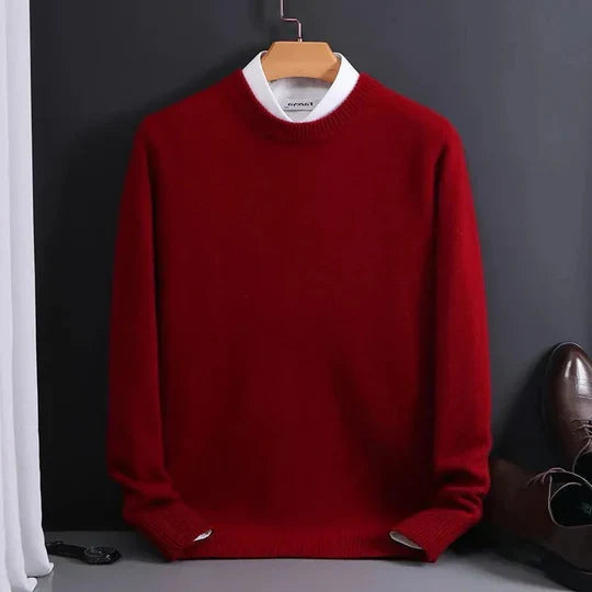 Vellor™ - Cashmere-Effect Crewneck for Lightweight Layering