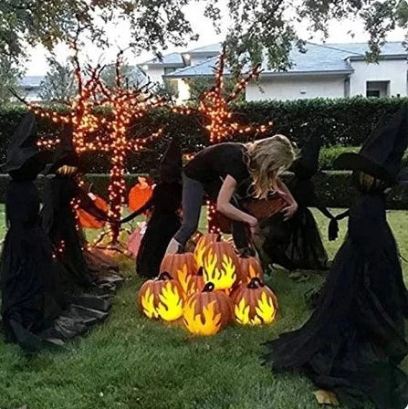 Glimora™ - Animated Lighted Witch For Spooky Yard Scenes