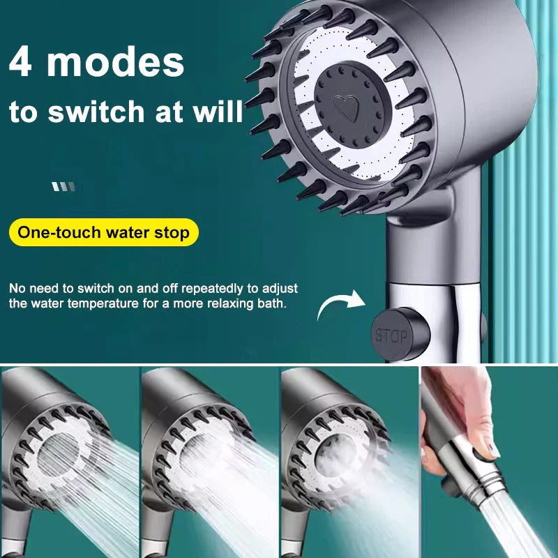 Velora™ - Pressure-Boosting Micro-Spray with Pause Control