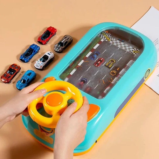 Racely™ - Compact Tabletop Racing with Steering Control