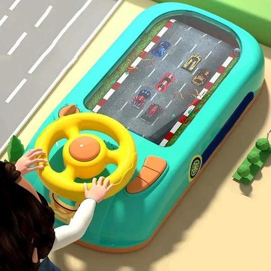 Racely™ - Compact Tabletop Racing with Steering Control