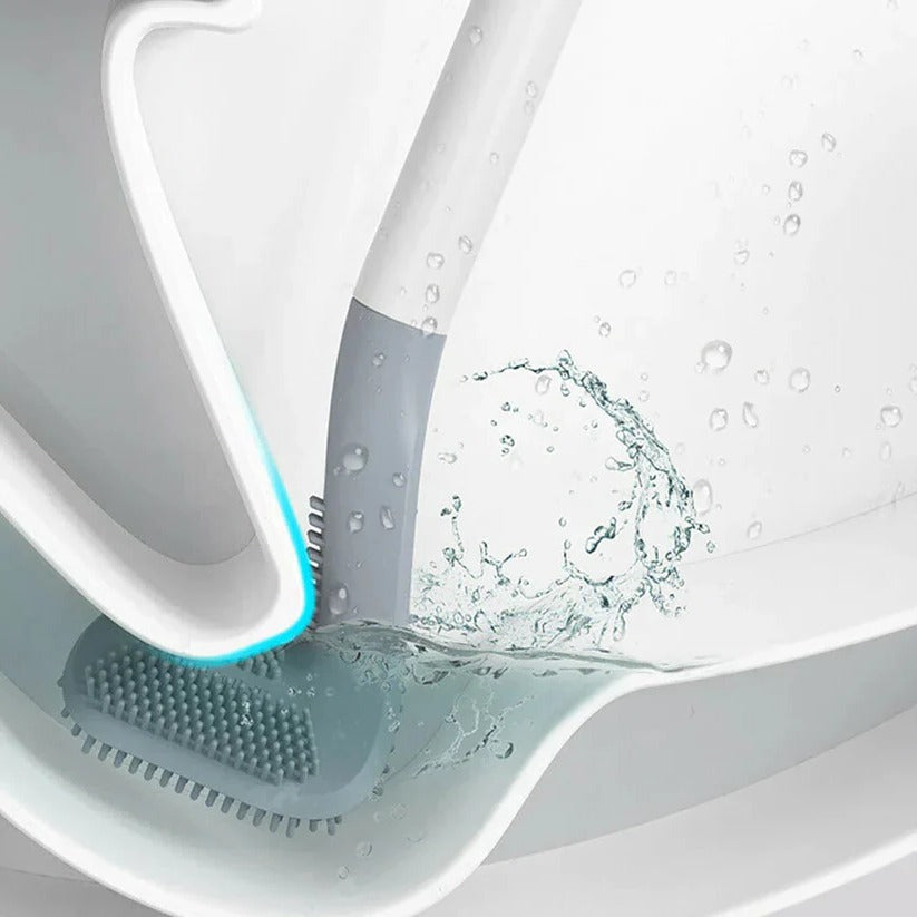 Nuvio™ - Concealed Self-Rinsing Brush For Cleaner Bathrooms