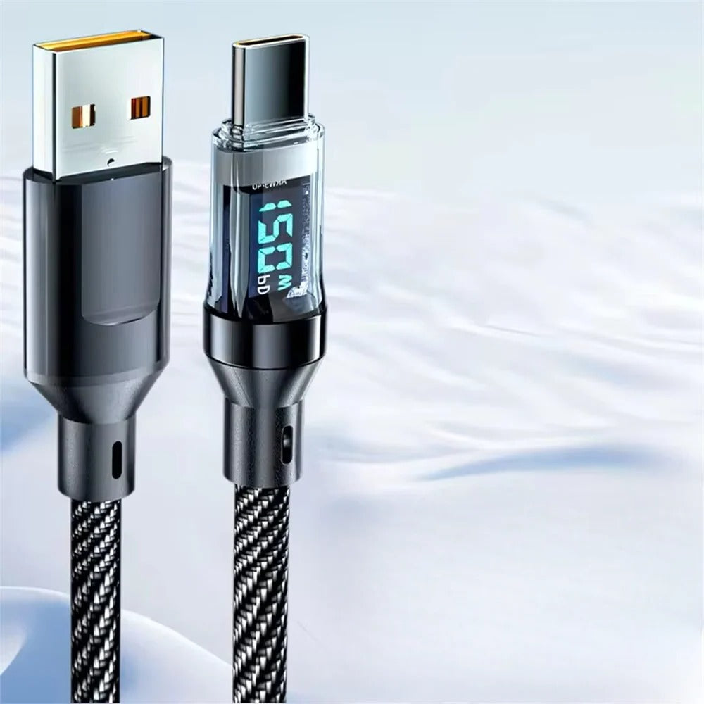 Voltix™ - Smart Power Cable for Fast, Visible Charging