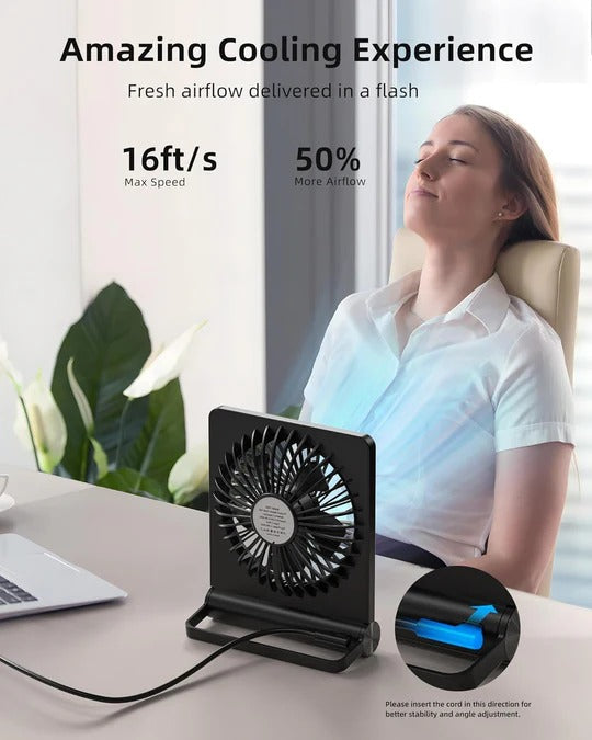 Breevo™ - Compact USB Cooling for Focused Personal Comfort