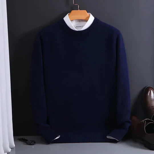 Vellor™ - Cashmere-Effect Crewneck for Lightweight Layering