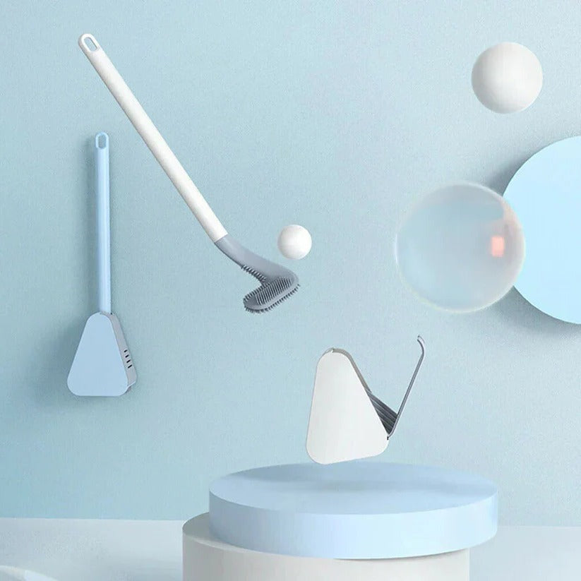 Nuvio™ - Concealed Self-Rinsing Brush For Cleaner Bathrooms