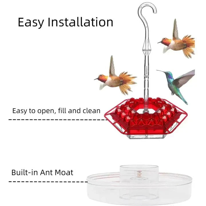 Nectarix™ - Ant-Guard Hanging Feeder for Garden Birds